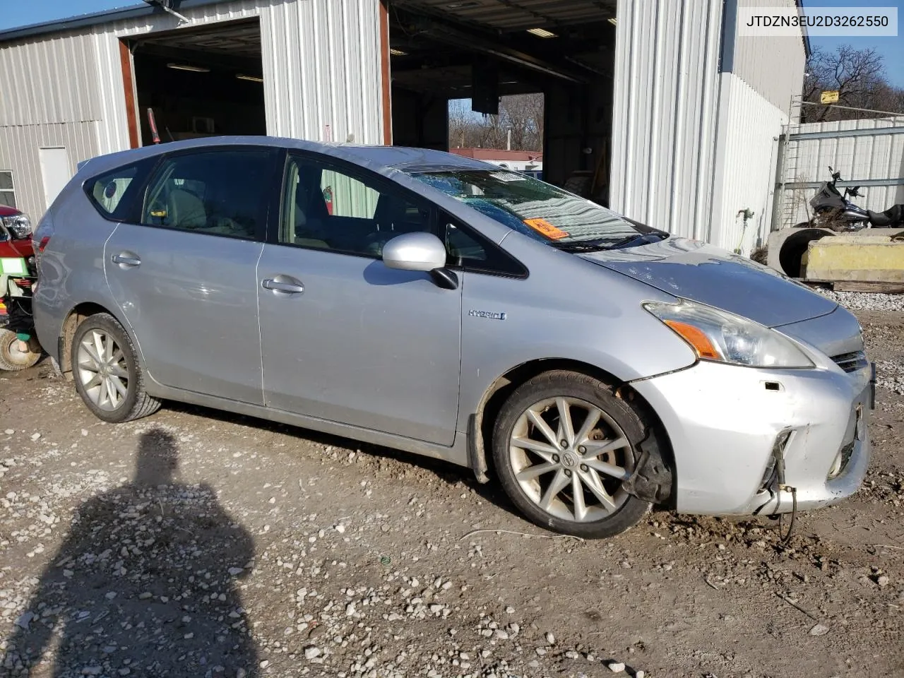 2013 Toyota Prius V VIN: JTDZN3EU2D3262550 Lot: 80026654