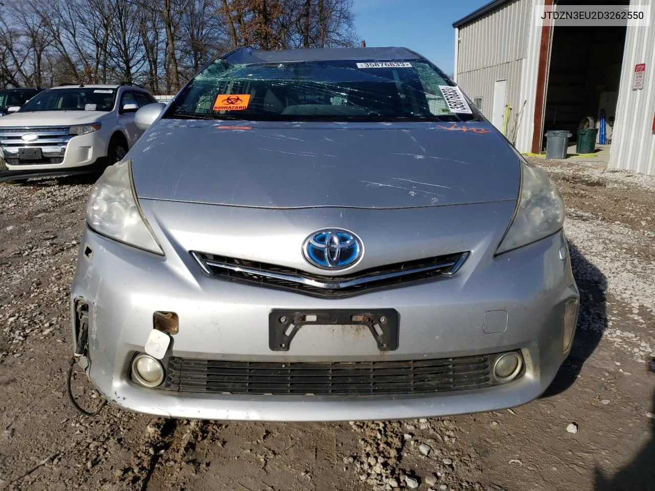 2013 Toyota Prius V VIN: JTDZN3EU2D3262550 Lot: 80026654