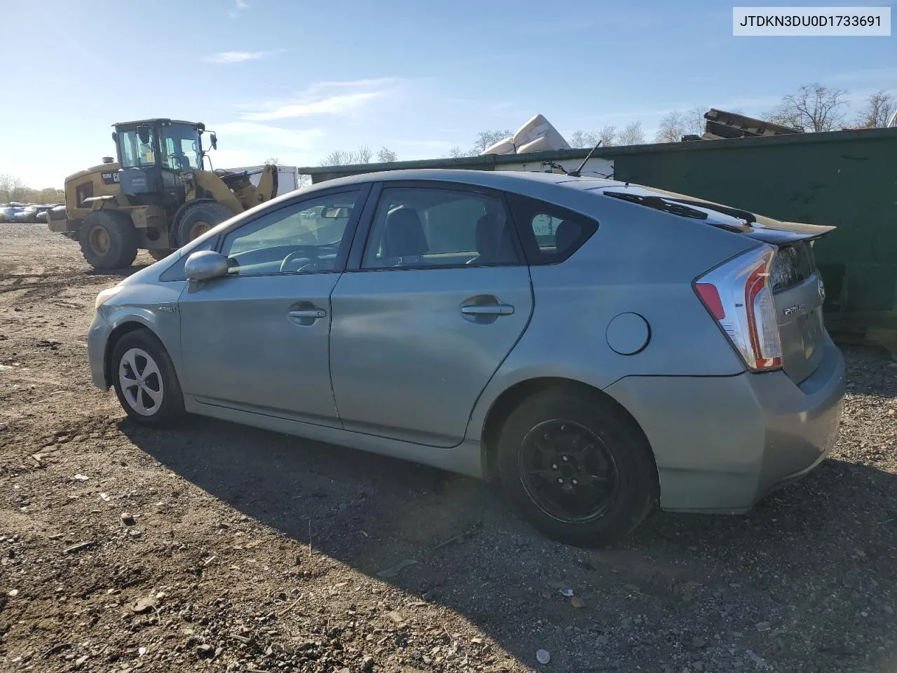 JTDKN3DU0D1733691 2013 Toyota Prius