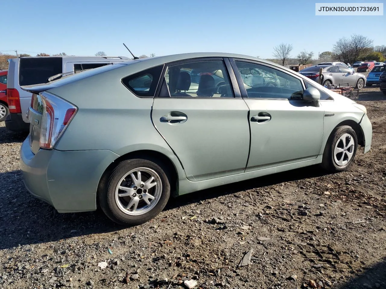 JTDKN3DU0D1733691 2013 Toyota Prius