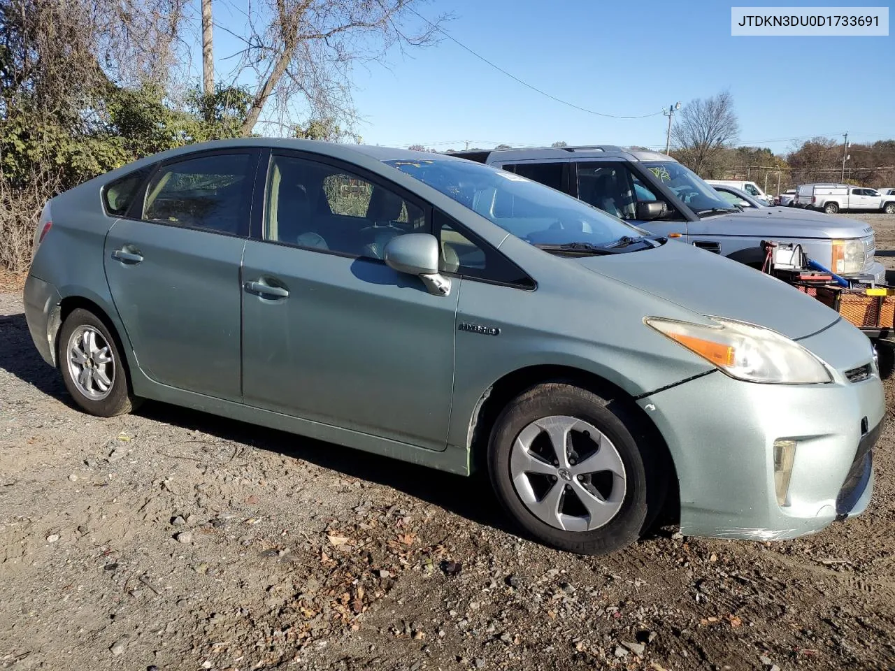 JTDKN3DU0D1733691 2013 Toyota Prius