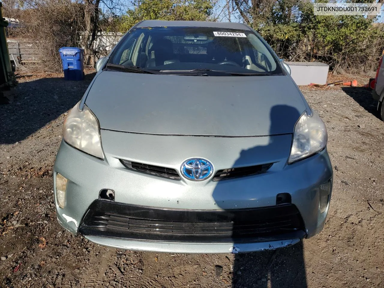 JTDKN3DU0D1733691 2013 Toyota Prius