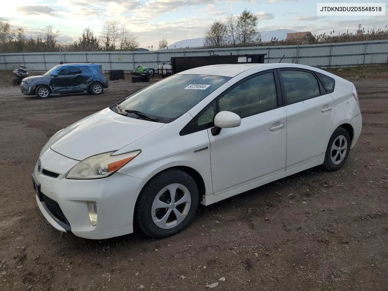 2013 Toyota Prius VIN: JTDKN3DU2D5548518 Lot: 80204644