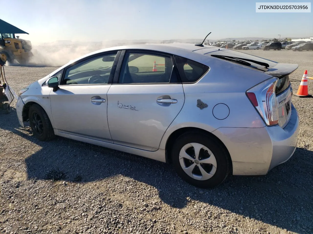 2013 Toyota Prius VIN: JTDKN3DU2D5703956 Lot: 80326314