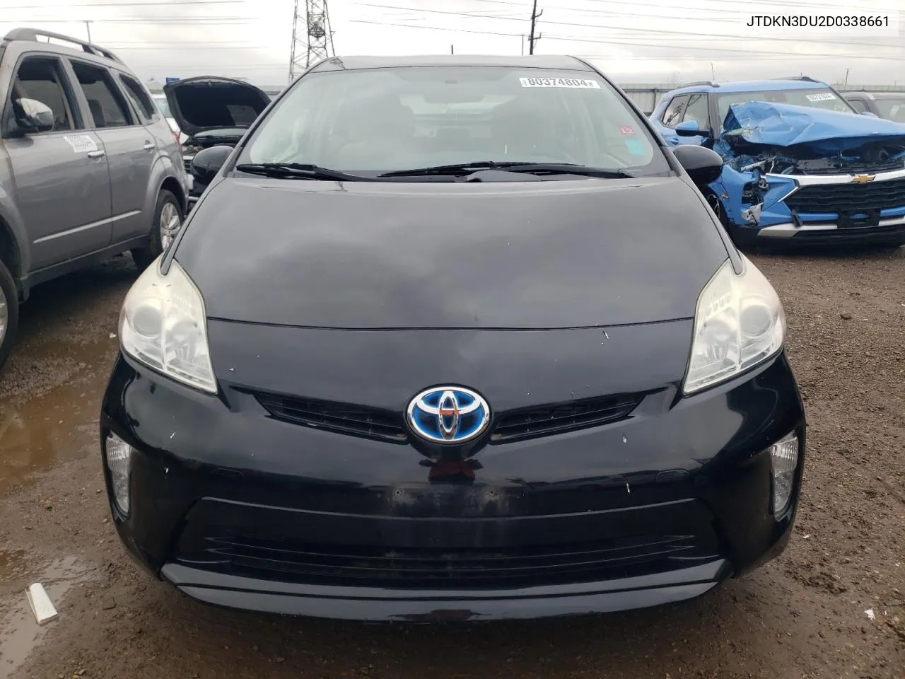 2013 Toyota Prius VIN: JTDKN3DU2D0338661 Lot: 80374804