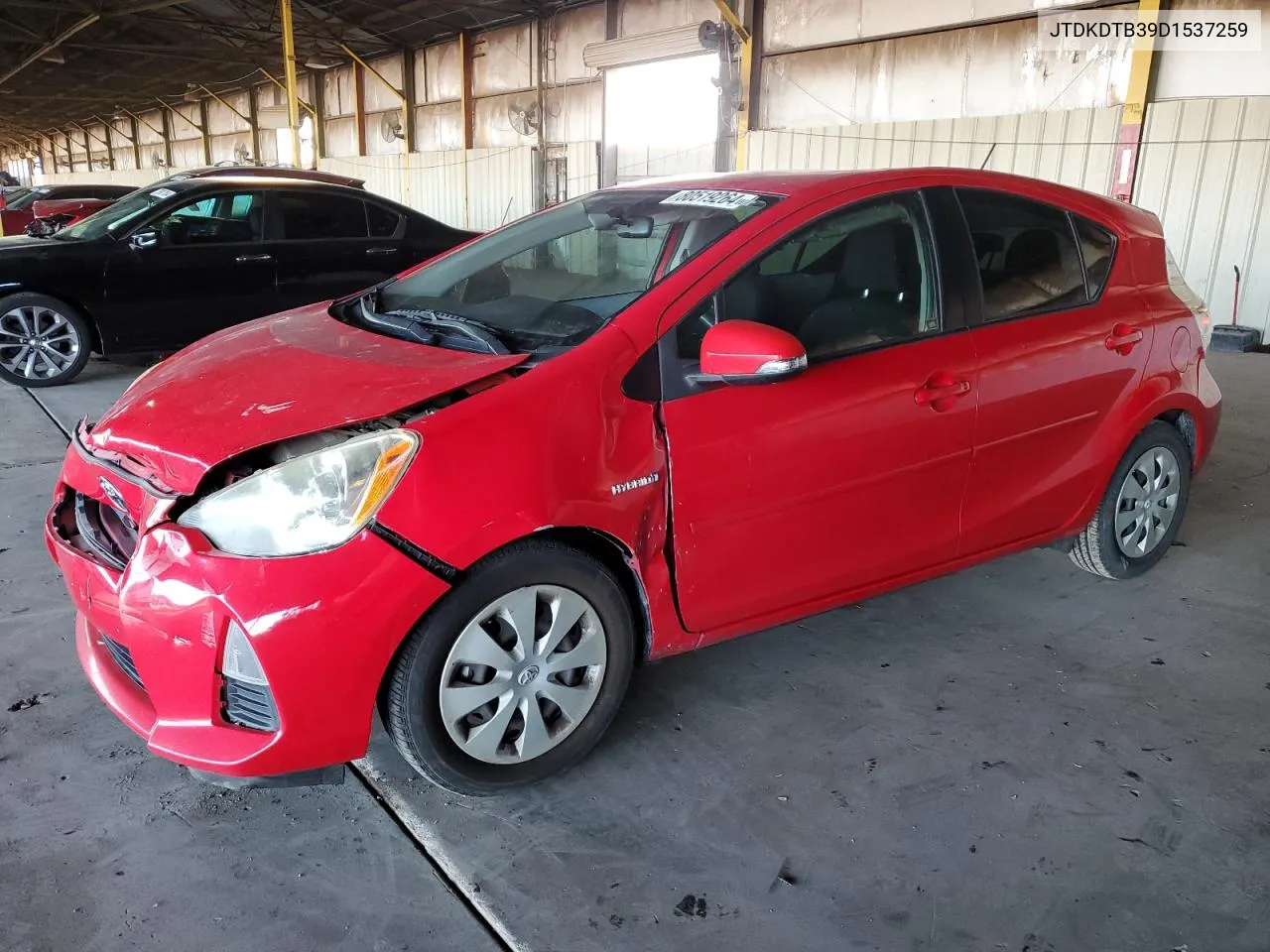 2013 Toyota Prius C VIN: JTDKDTB39D1537259 Lot: 80519264