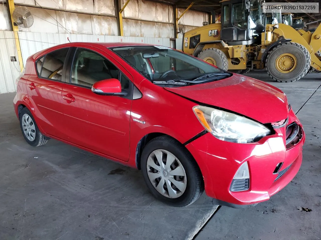 2013 Toyota Prius C VIN: JTDKDTB39D1537259 Lot: 80519264