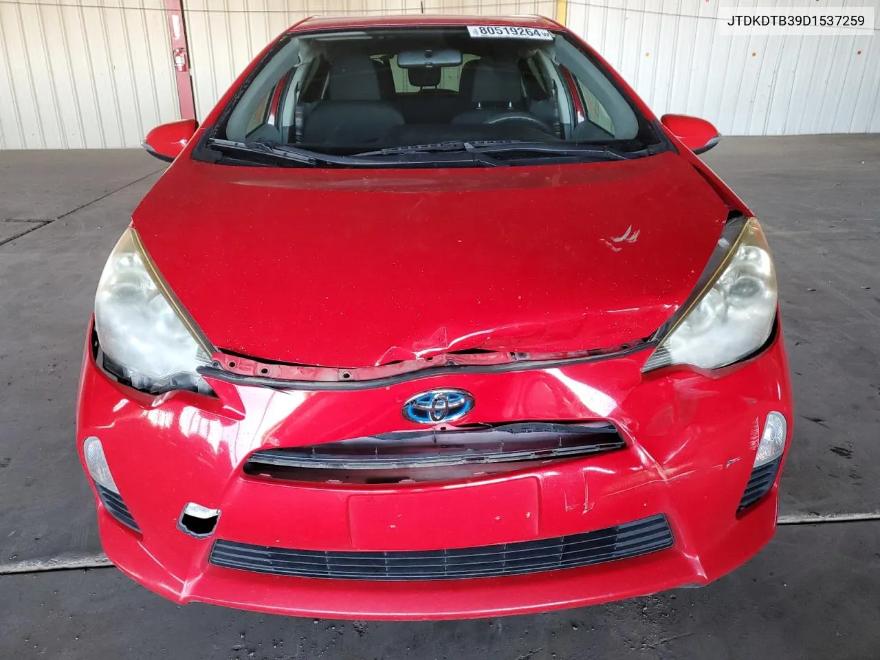 2013 Toyota Prius C VIN: JTDKDTB39D1537259 Lot: 80519264