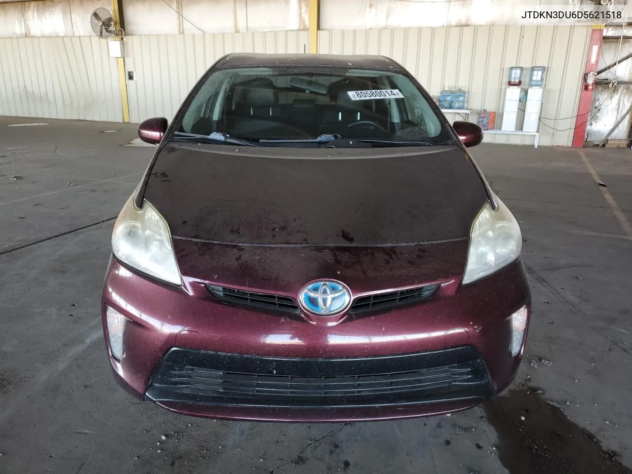 2013 Toyota Prius VIN: JTDKN3DU6D5621518 Lot: 80580014