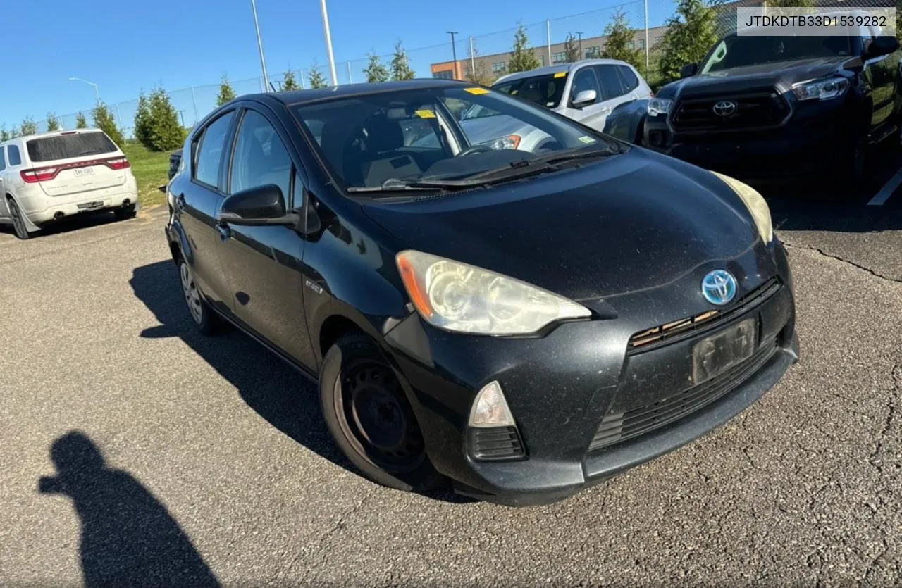 2013 Toyota Prius C VIN: JTDKDTB33D1539282 Lot: 80593714