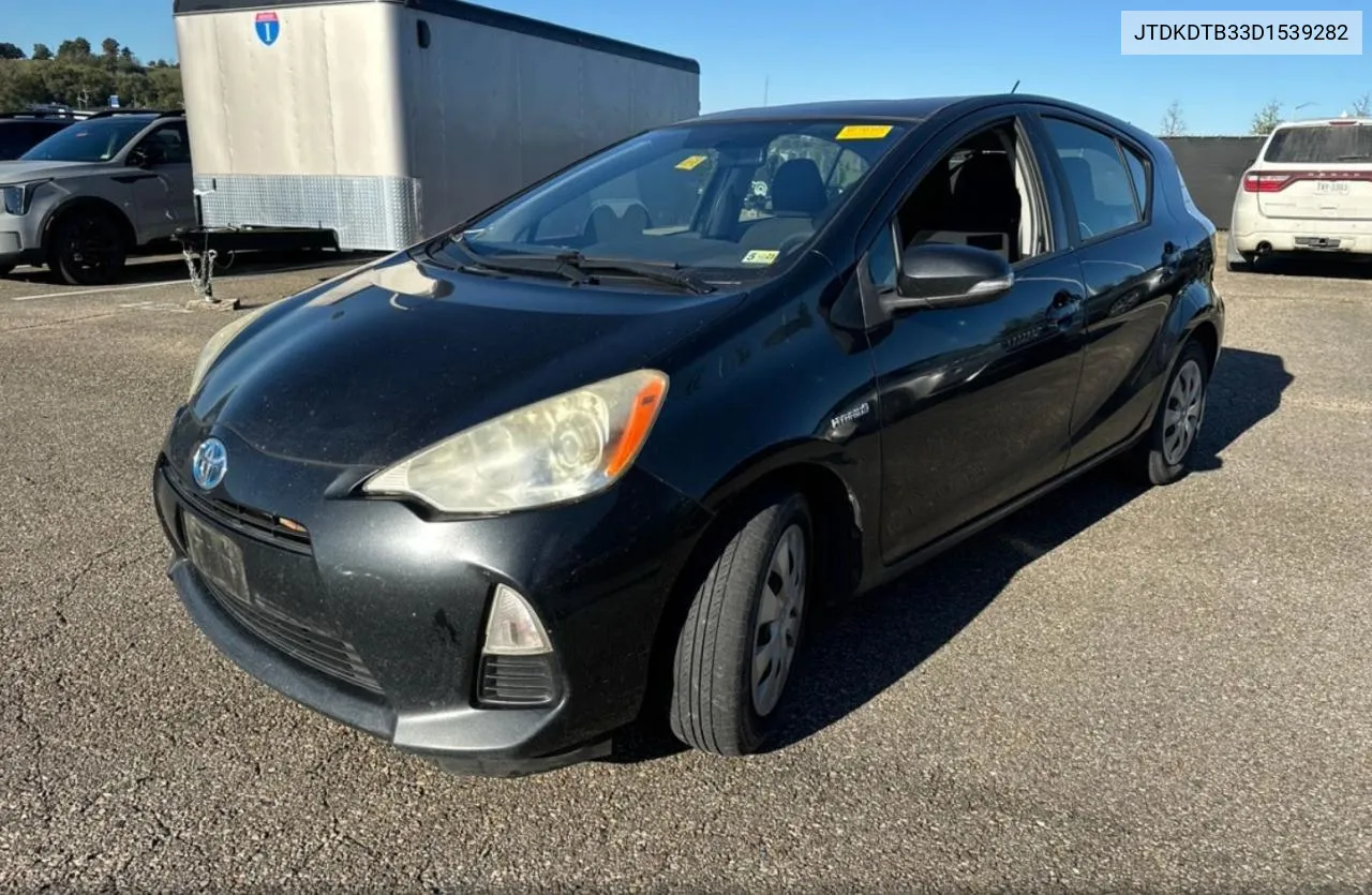 2013 Toyota Prius C VIN: JTDKDTB33D1539282 Lot: 80593714