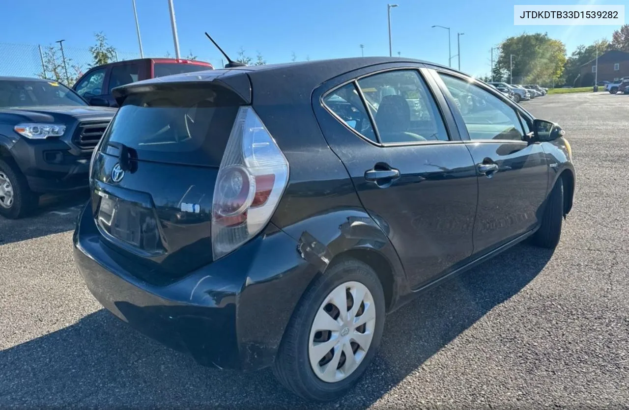 2013 Toyota Prius C VIN: JTDKDTB33D1539282 Lot: 80593714