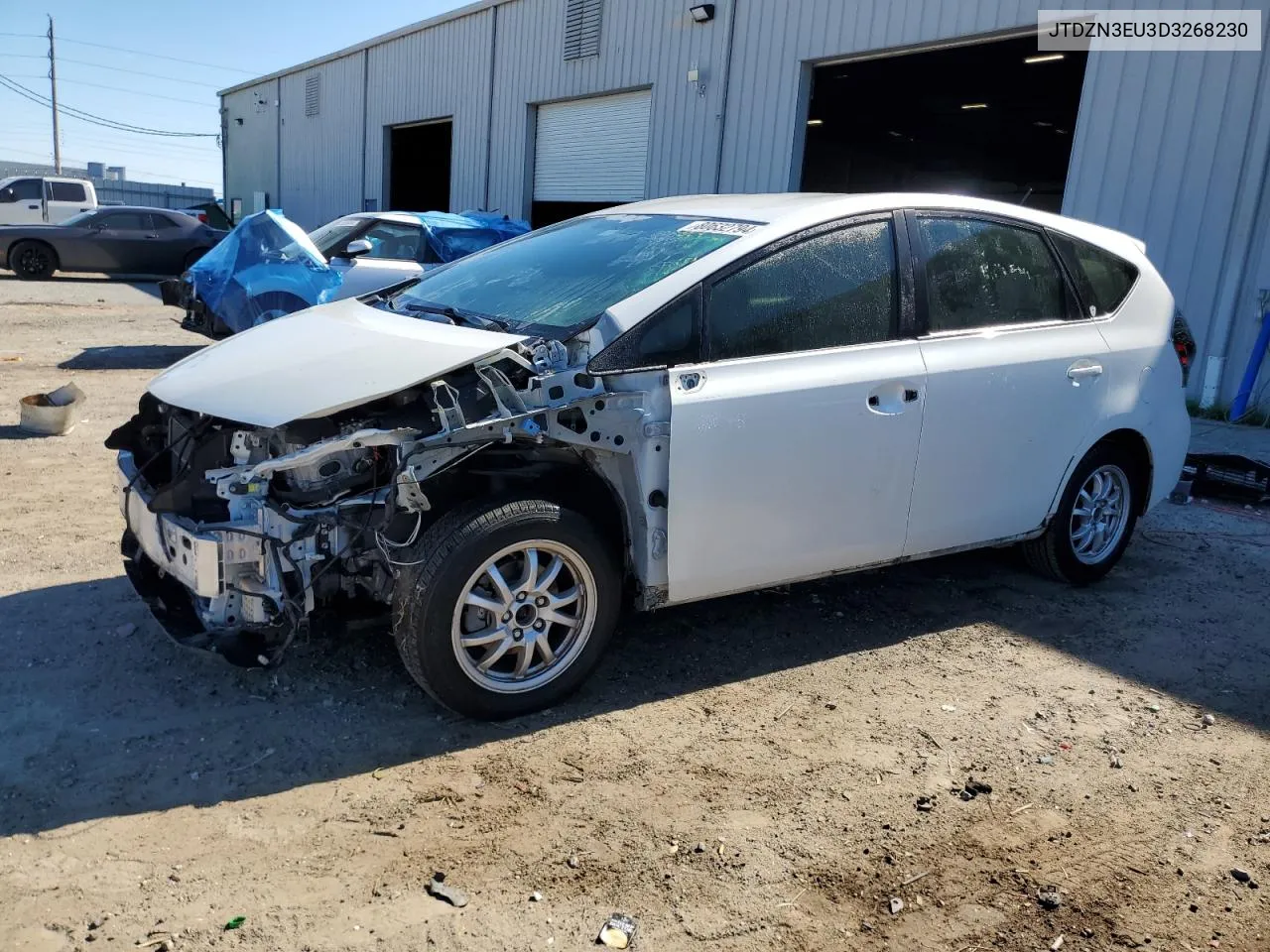 2013 Toyota Prius V VIN: JTDZN3EU3D3268230 Lot: 80632794