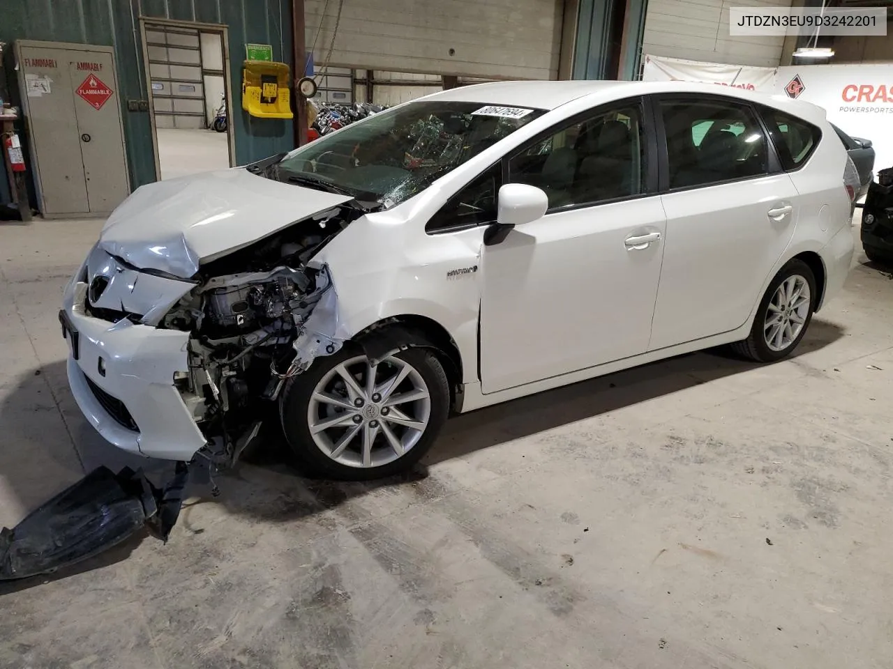 2013 Toyota Prius V VIN: JTDZN3EU9D3242201 Lot: 80647694