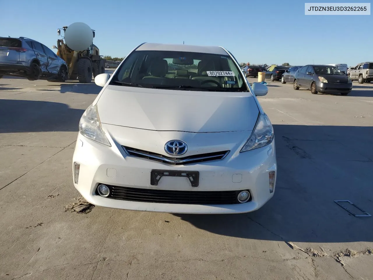 2013 Toyota Prius V VIN: JTDZN3EU3D3262265 Lot: 80702744