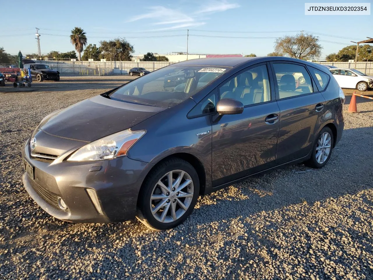 2013 Toyota Prius V VIN: JTDZN3EUXD3202354 Lot: 80744774