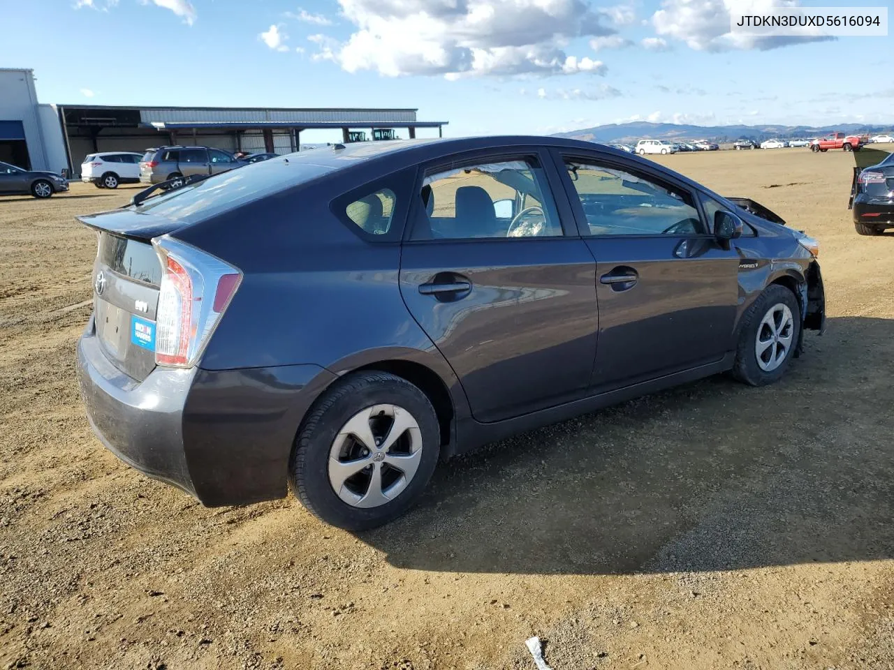 2013 Toyota Prius VIN: JTDKN3DUXD5616094 Lot: 80745824