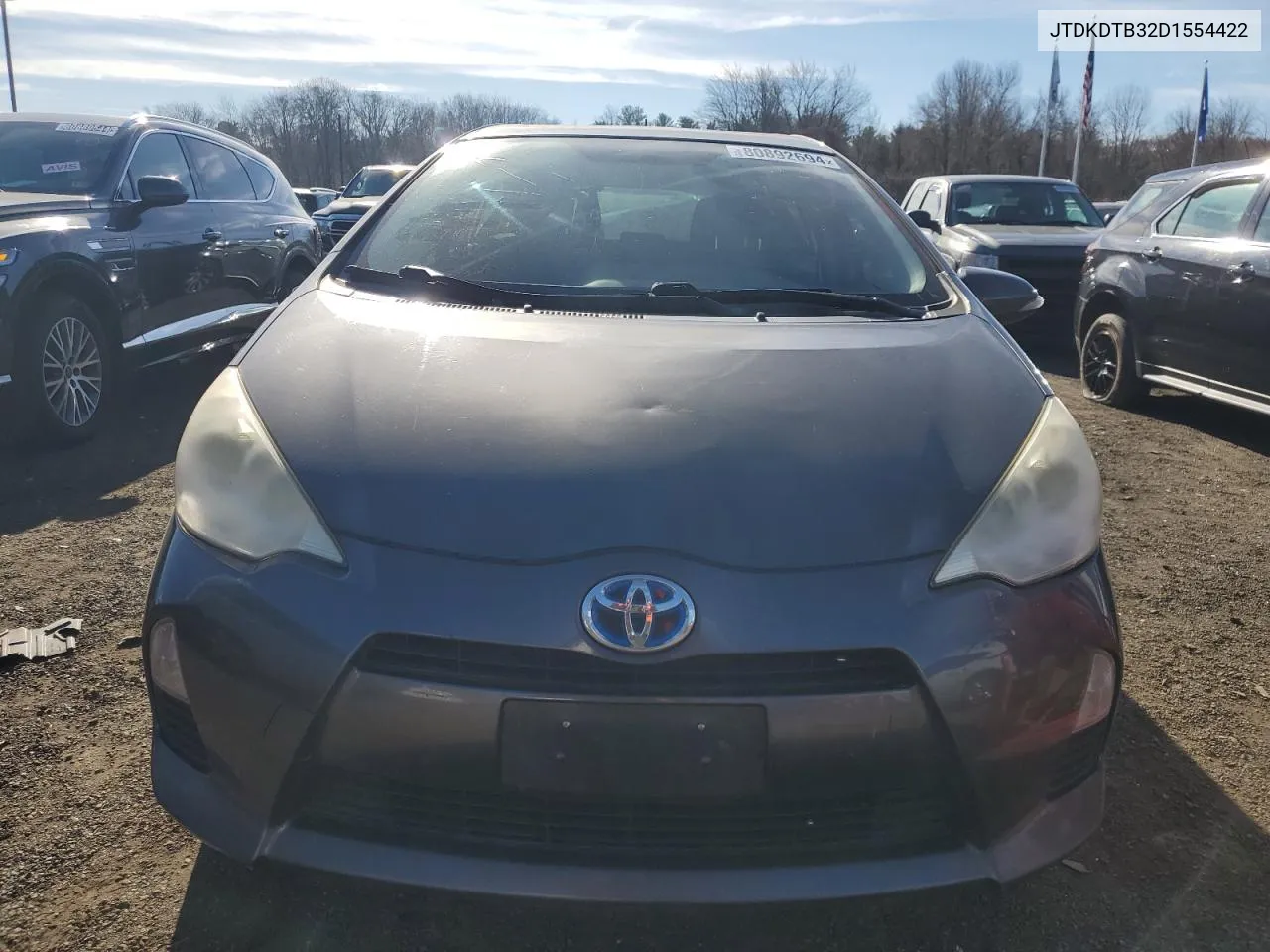 2013 Toyota Prius C VIN: JTDKDTB32D1554422 Lot: 80892694