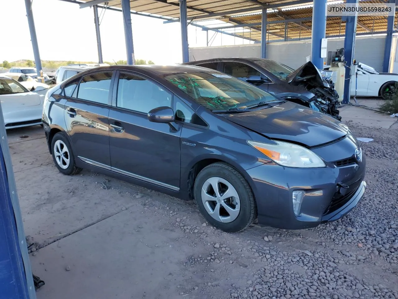 2013 Toyota Prius VIN: JTDKN3DU8D5598243 Lot: 81320744