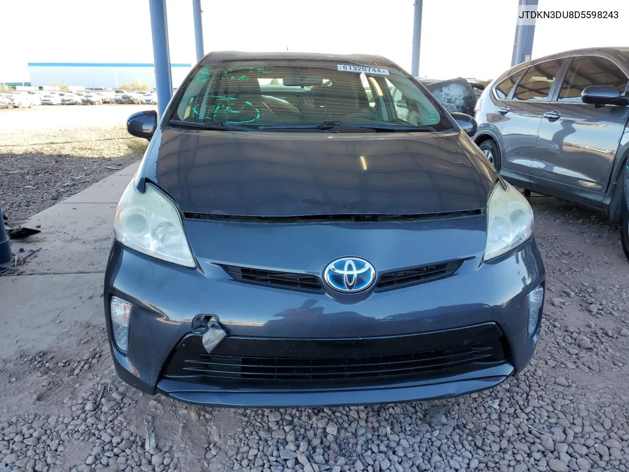 2013 Toyota Prius VIN: JTDKN3DU8D5598243 Lot: 81320744