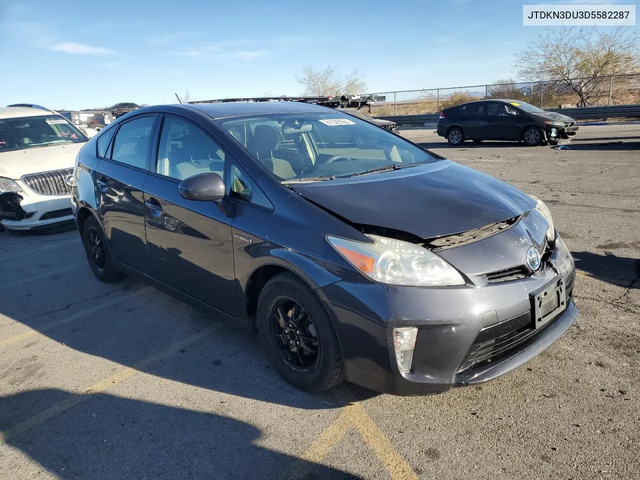 2013 Toyota Prius VIN: JTDKN3DU3D5582287 Lot: 81529064