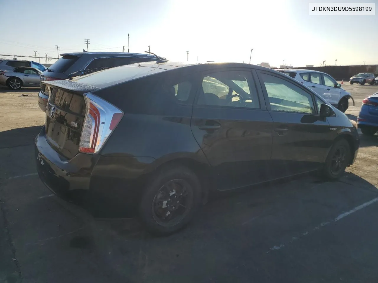 2013 Toyota Prius VIN: JTDKN3DU9D5598199 Lot: 81774934