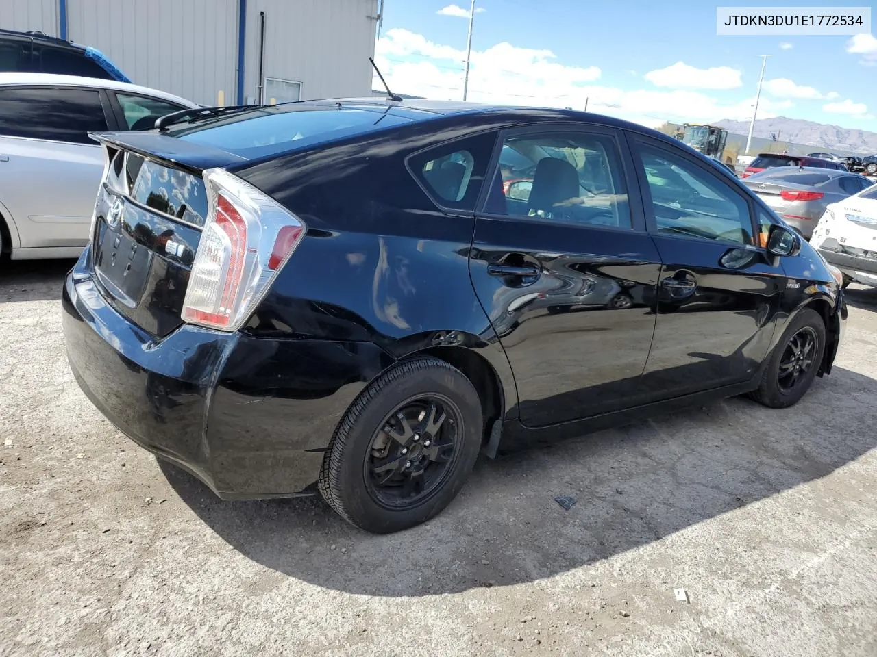 2014 Toyota Prius VIN: JTDKN3DU1E1772534 Lot: 47406924