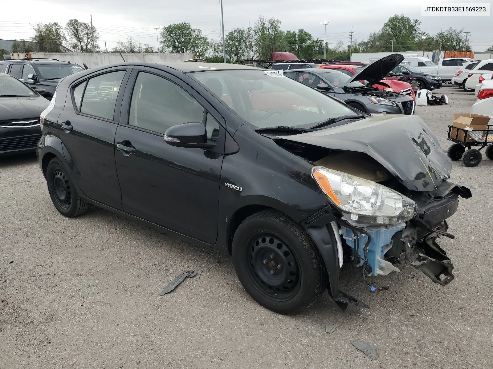 2014 Toyota Prius C VIN: JTDKDTB33E1569223 Lot: 51100064