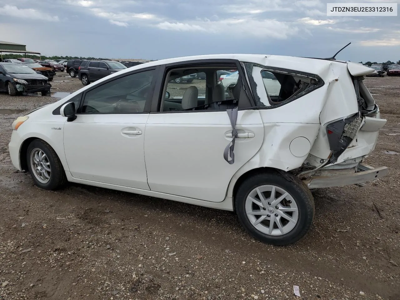 JTDZN3EU2E3312316 2014 Toyota Prius V