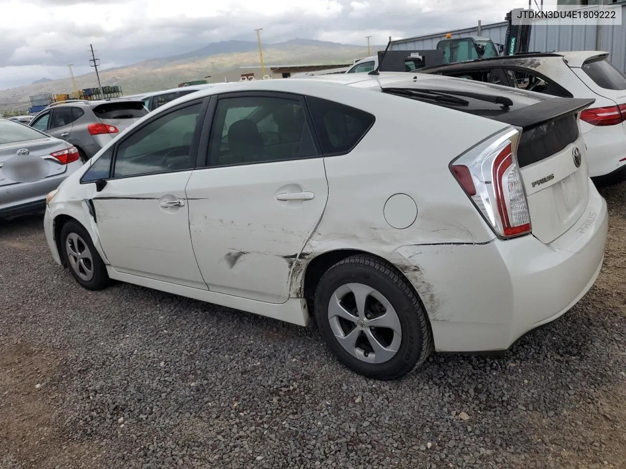 JTDKN3DU4E1809222 2014 Toyota Prius