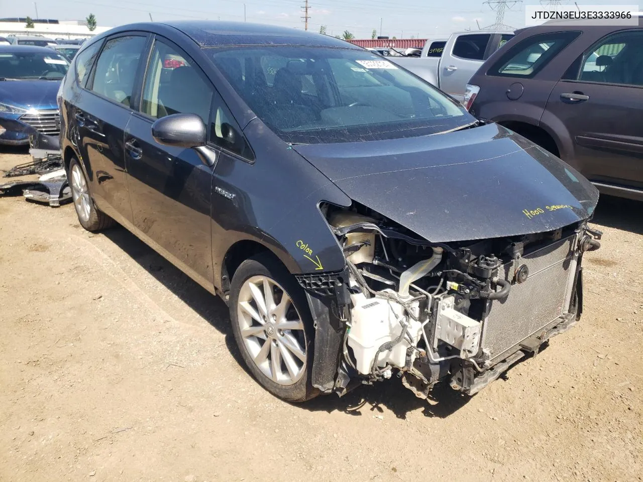 2014 Toyota Prius V VIN: JTDZN3EU3E3333966 Lot: 55122724