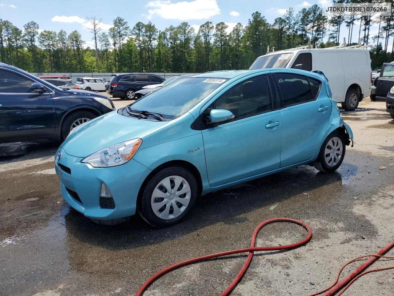 2014 Toyota Prius C VIN: JTDKDTB33E1076268 Lot: 55304574