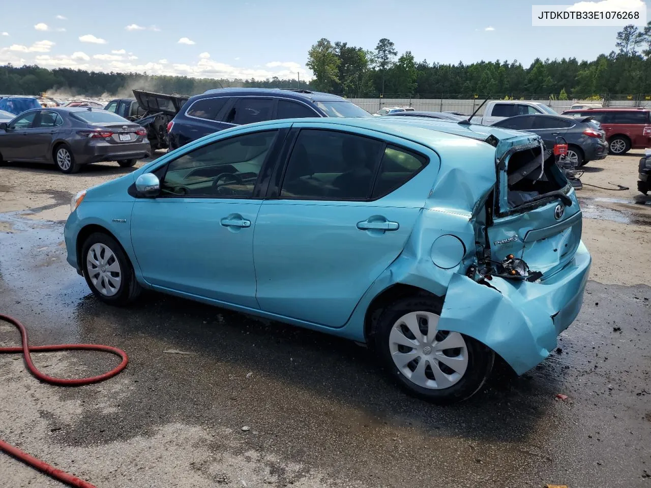 2014 Toyota Prius C VIN: JTDKDTB33E1076268 Lot: 55304574