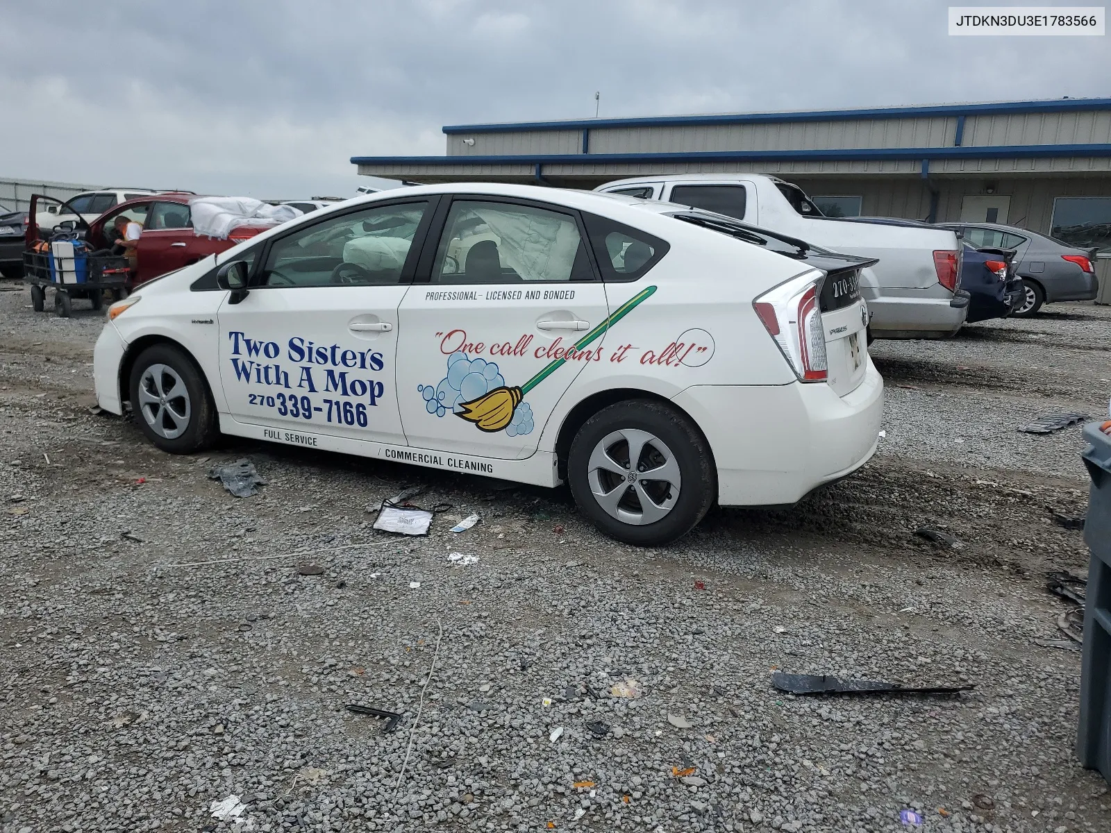 JTDKN3DU3E1783566 2014 Toyota Prius