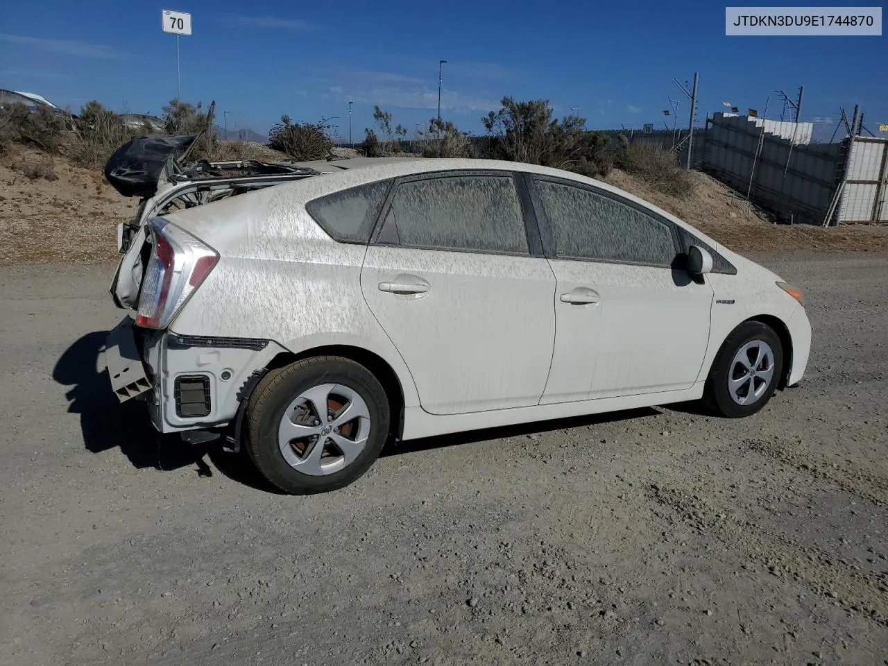 JTDKN3DU9E1744870 2014 Toyota Prius