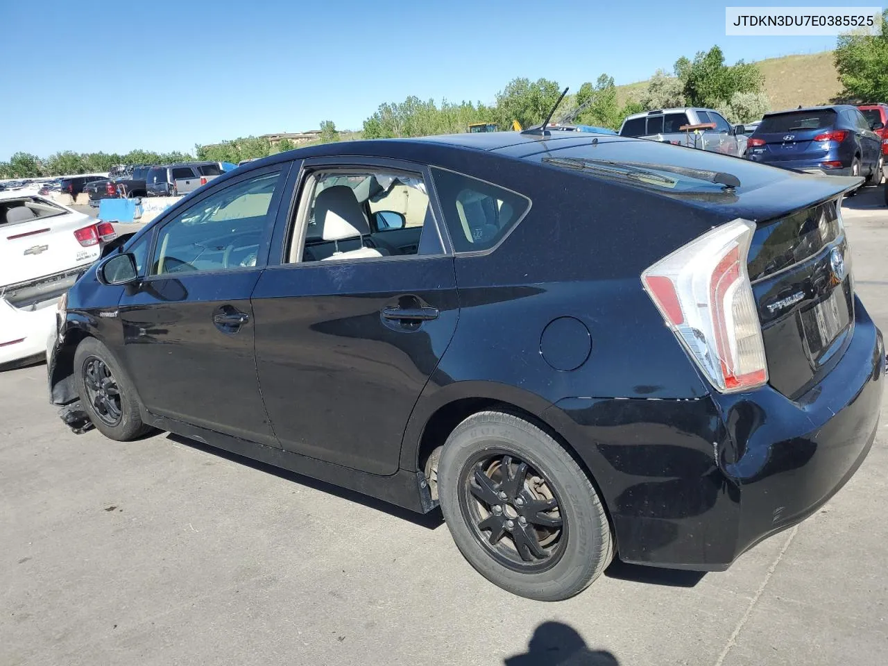 2014 Toyota Prius VIN: JTDKN3DU7E0385525 Lot: 57352494