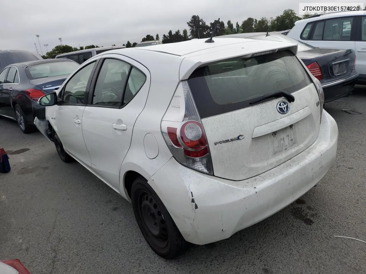 2014 Toyota Prius C VIN: JTDKDTB30E1574220 Lot: 59687783