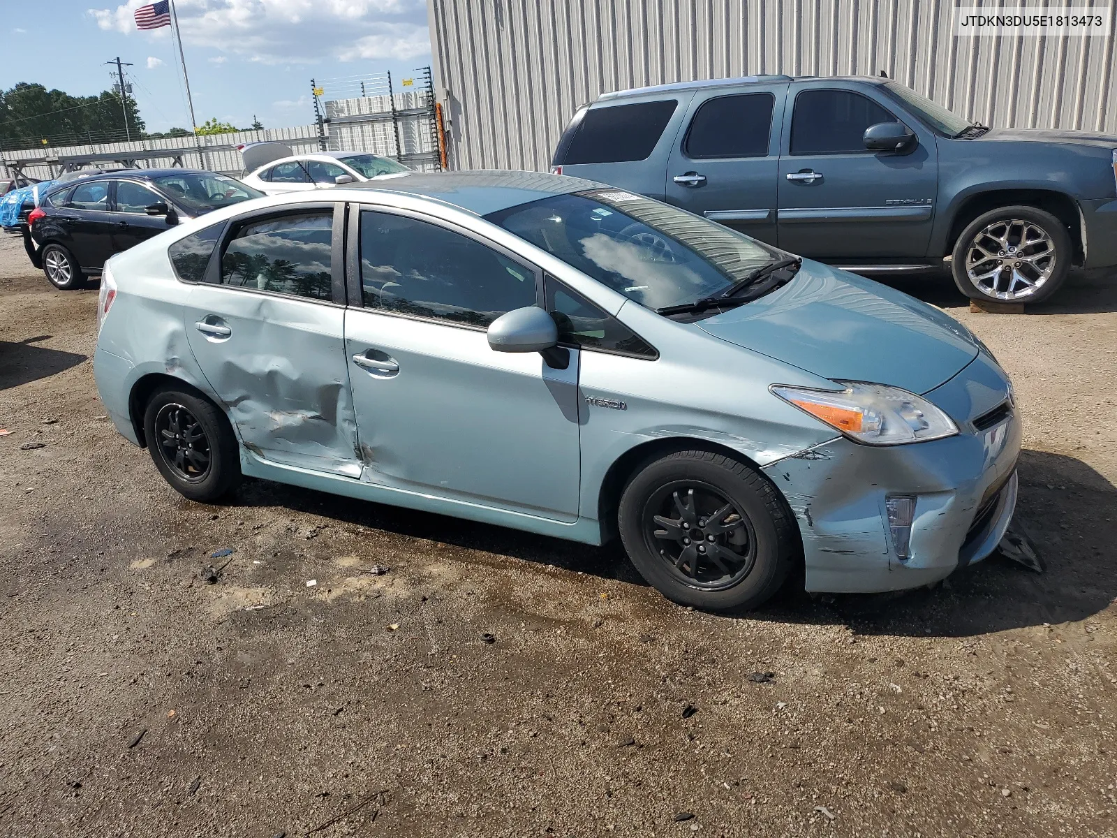 2014 Toyota Prius VIN: JTDKN3DU5E1813473 Lot: 59782074