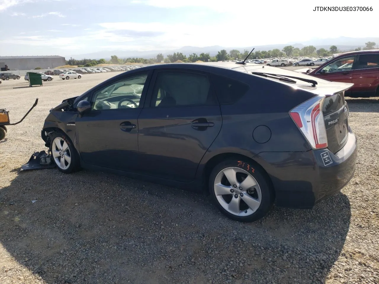 2014 Toyota Prius VIN: JTDKN3DU3E0370066 Lot: 59796904