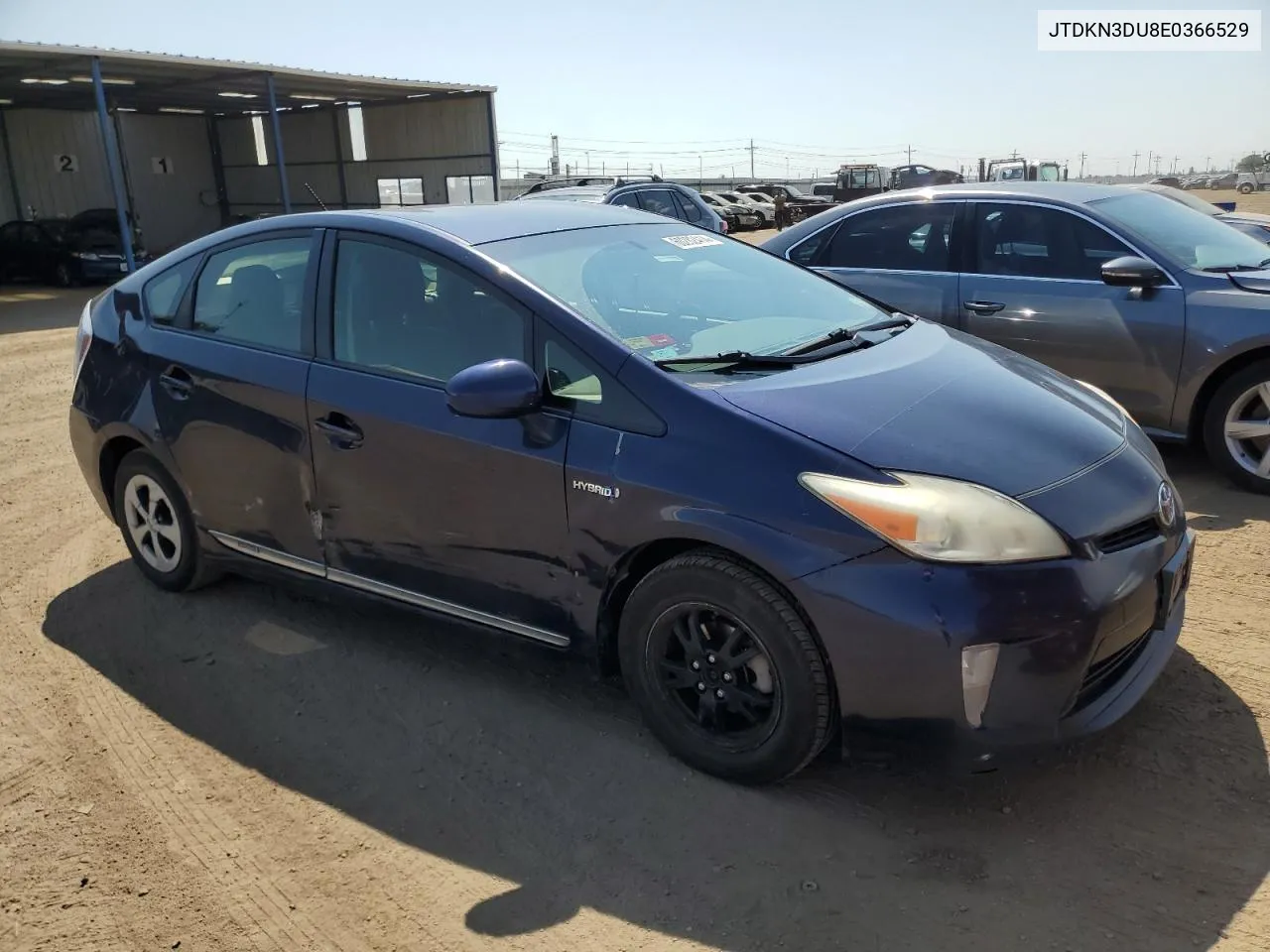 JTDKN3DU8E0366529 2014 Toyota Prius