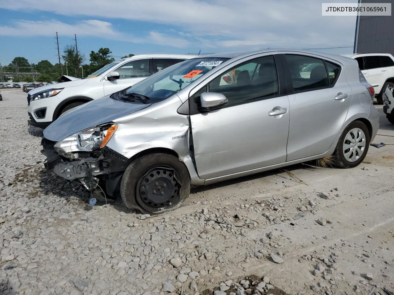 2014 Toyota Prius C VIN: JTDKDTB36E1065961 Lot: 60721854