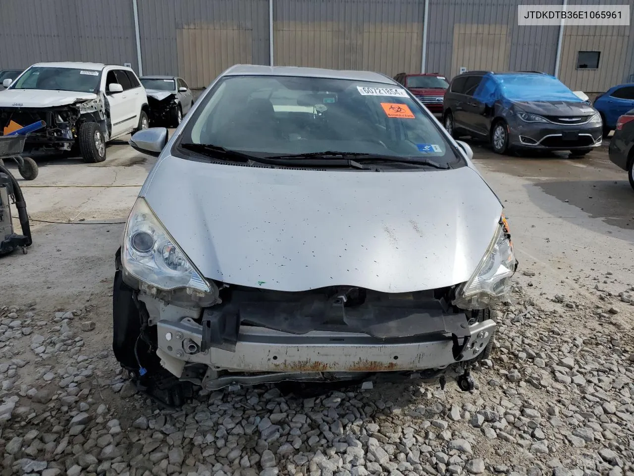 2014 Toyota Prius C VIN: JTDKDTB36E1065961 Lot: 60721854