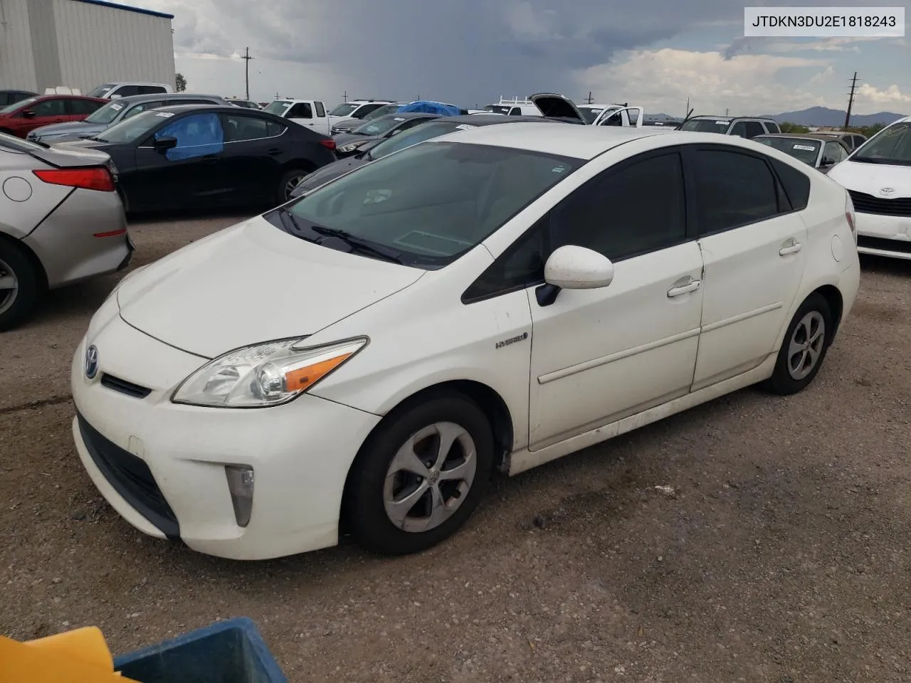 JTDKN3DU2E1818243 2014 Toyota Prius