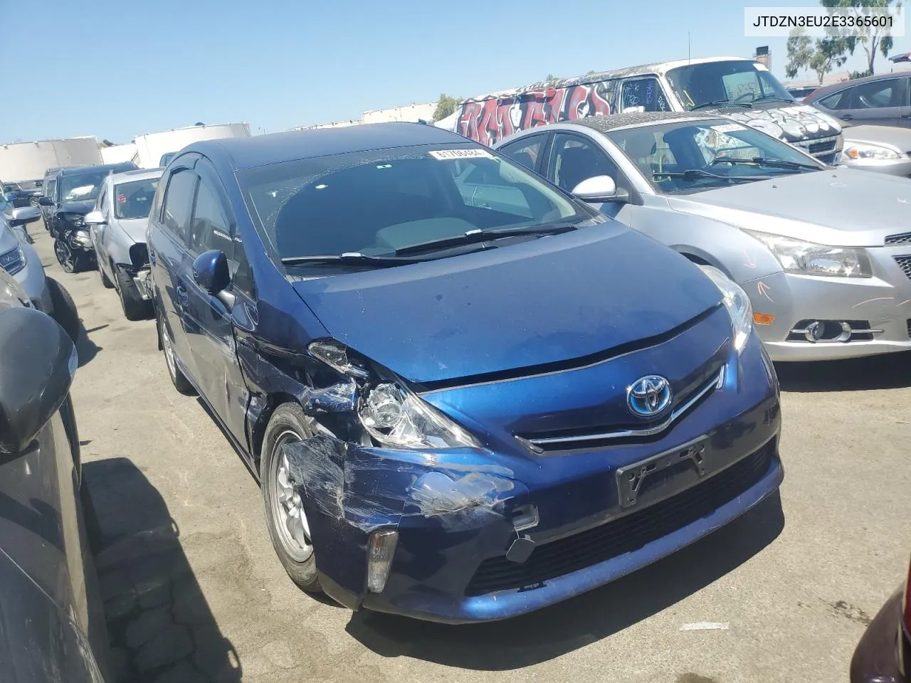 2014 Toyota Prius V VIN: JTDZN3EU2E3365601 Lot: 61706484