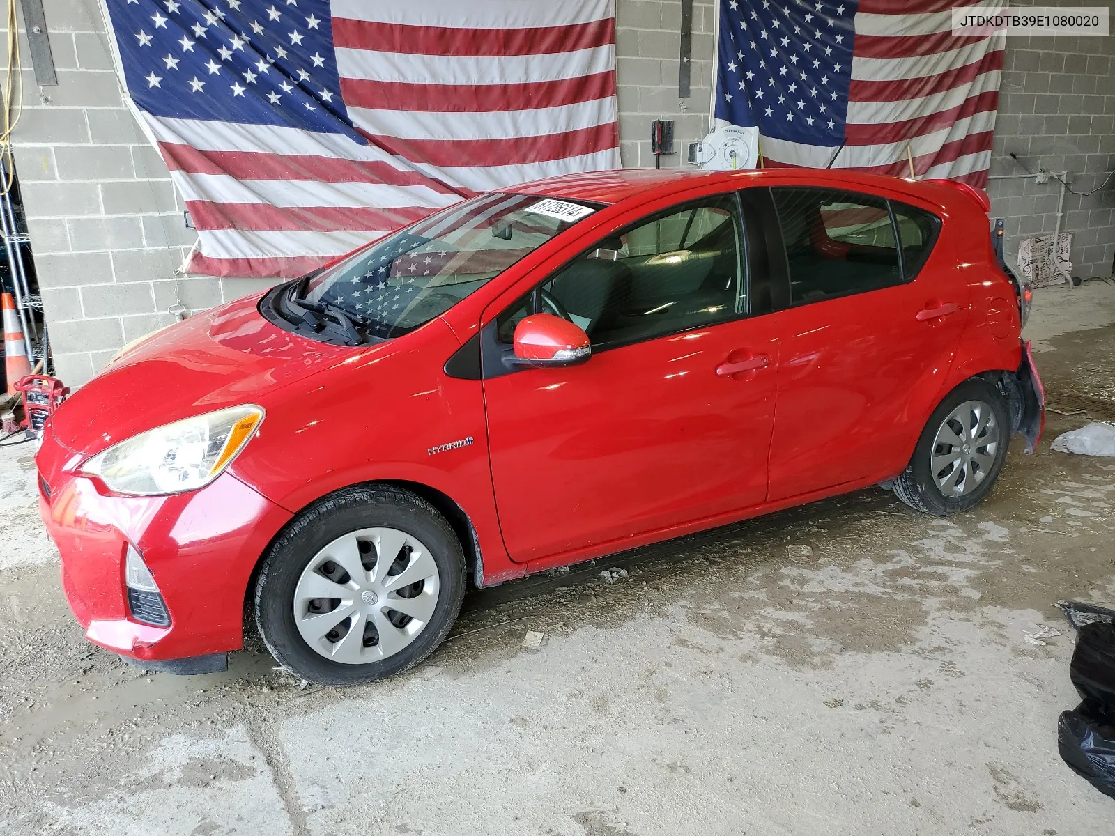 JTDKDTB39E1080020 2014 Toyota Prius C