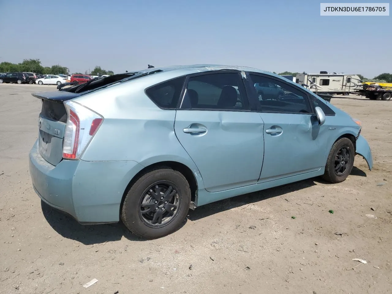 2014 Toyota Prius VIN: JTDKN3DU6E1786705 Lot: 61859264