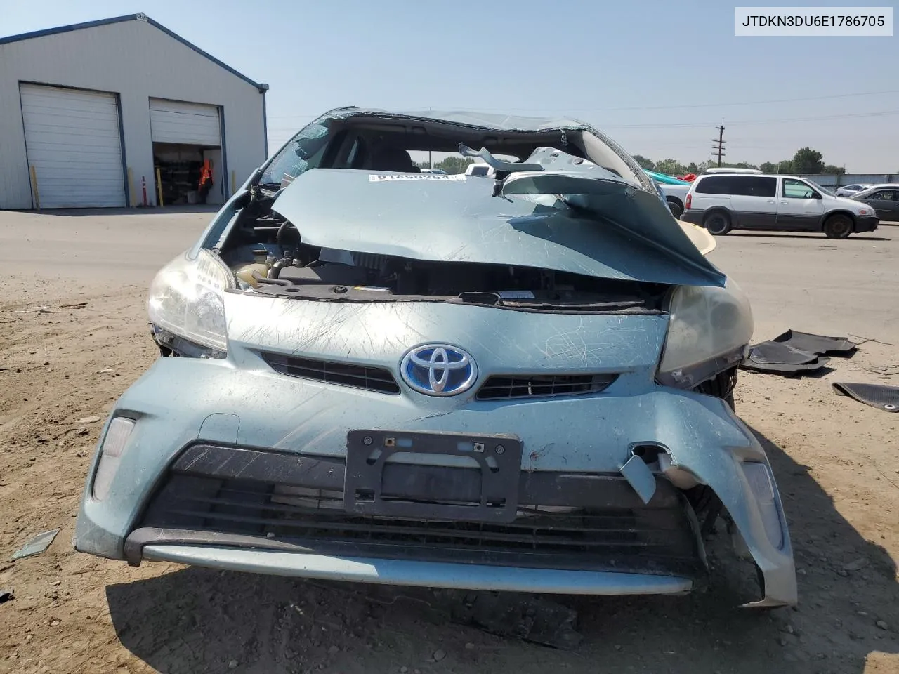 2014 Toyota Prius VIN: JTDKN3DU6E1786705 Lot: 61859264