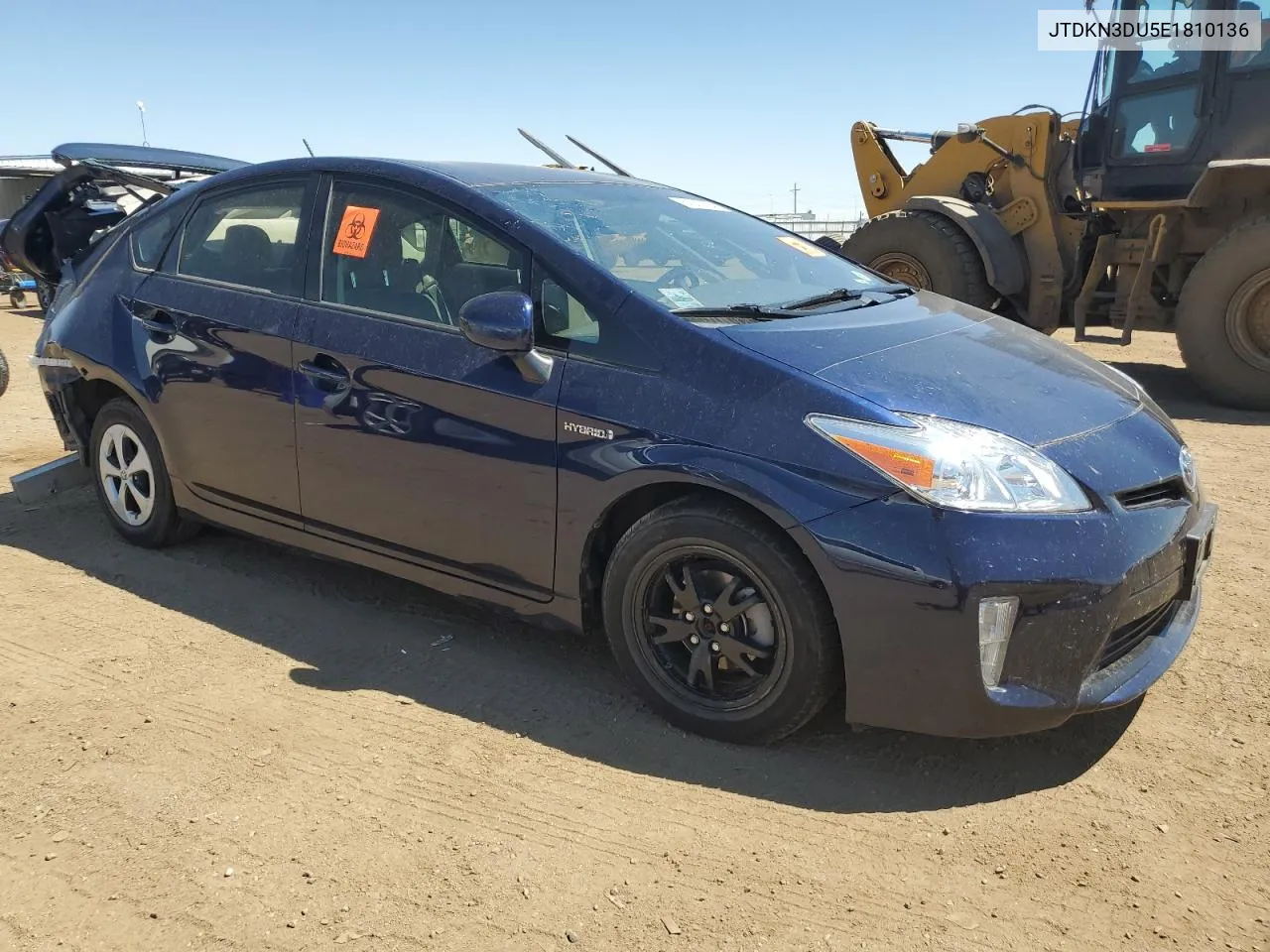 2014 Toyota Prius VIN: JTDKN3DU5E1810136 Lot: 62262784