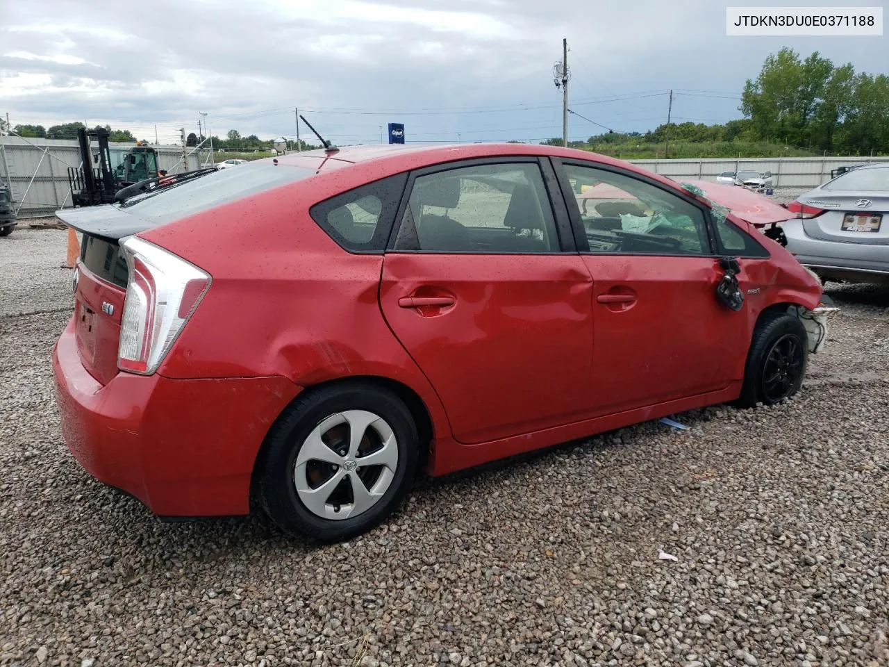 JTDKN3DU0E0371188 2014 Toyota Prius