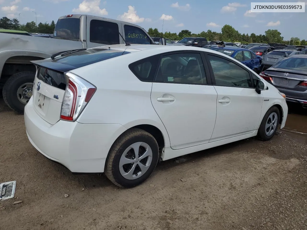 JTDKN3DU9E0359573 2014 Toyota Prius